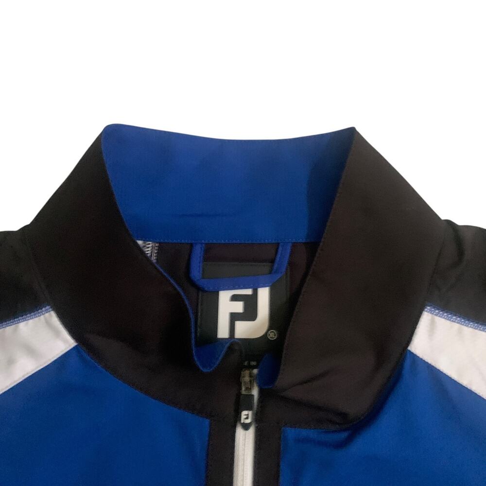 FootJoy Men' Size XL Golf 1/2 Zip Pullover Short Sleeve Logo Golf Shirt - Picture 11 of 16